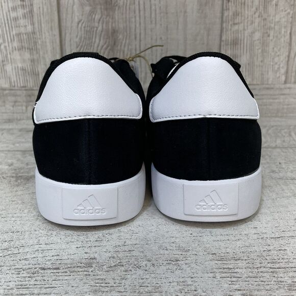 Adidas VL Court 3.0 Skate Shoes Mens Sz 11.5 Sneaker Black and White ID6278 New